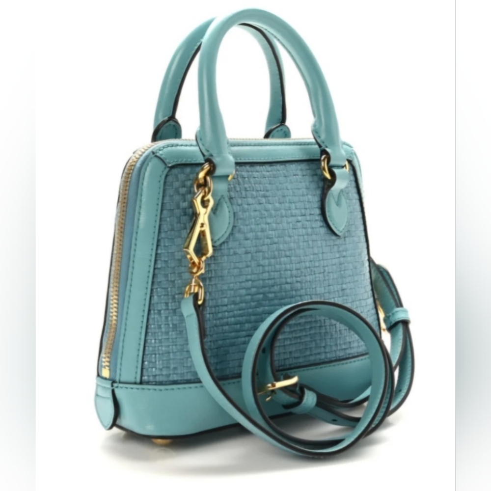 Gucci MINI HORSEBIT 1955 HANDBAG IN BLEU - Picture 17 of 17
